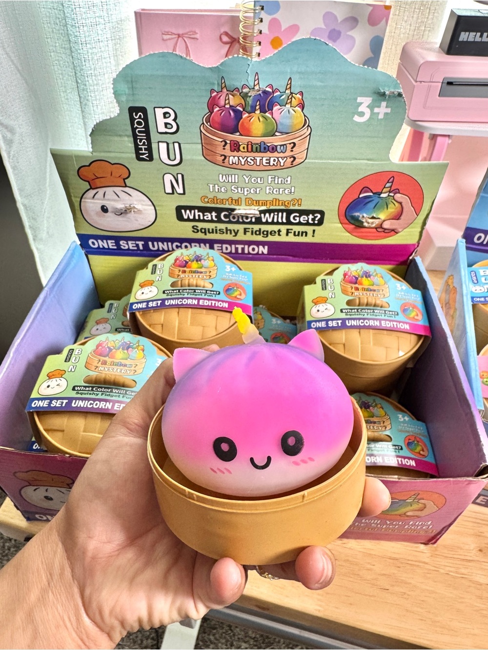 Squishy Dumpling Toy - unicorn dumpling